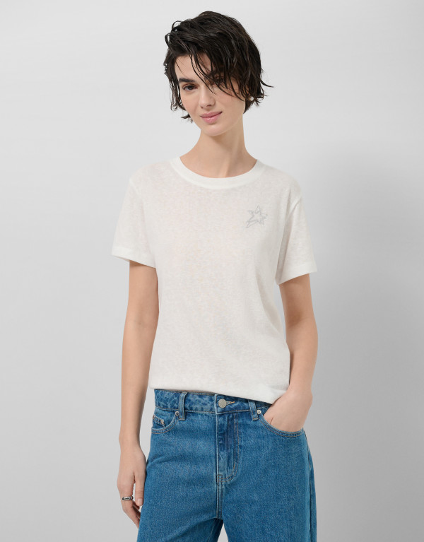 Camiseta cuello redondo...